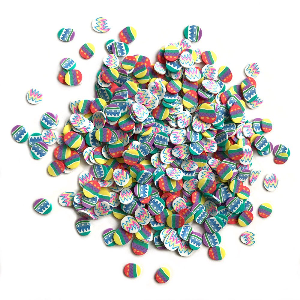 Buttons Galore and More Sprinkletz - Tiny Polymer Clay Embellishments - Easter Bundle 48 grams