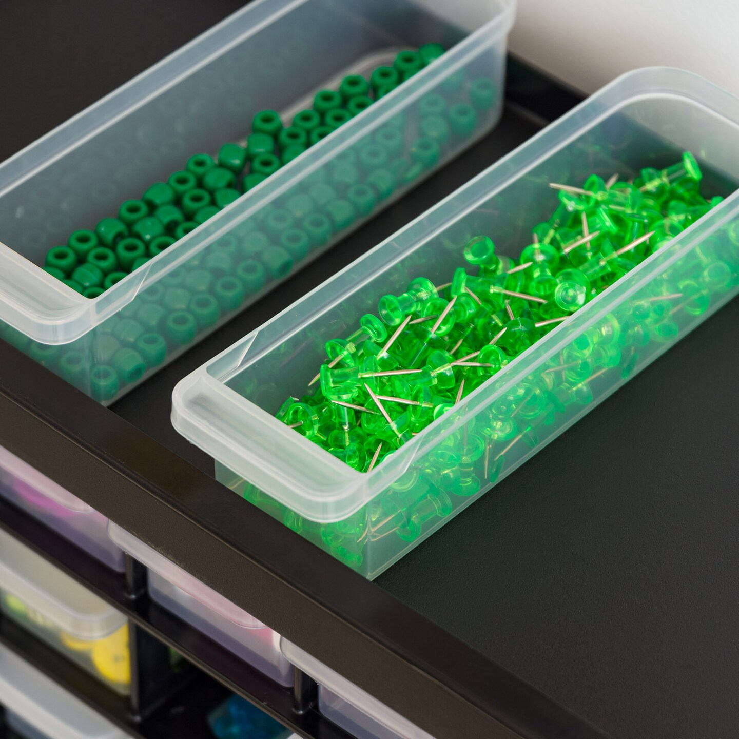 IRIS USA Stackable Storage Cabinet for Hardware Crafts, Small Parts Organizer Drawer, Compartment