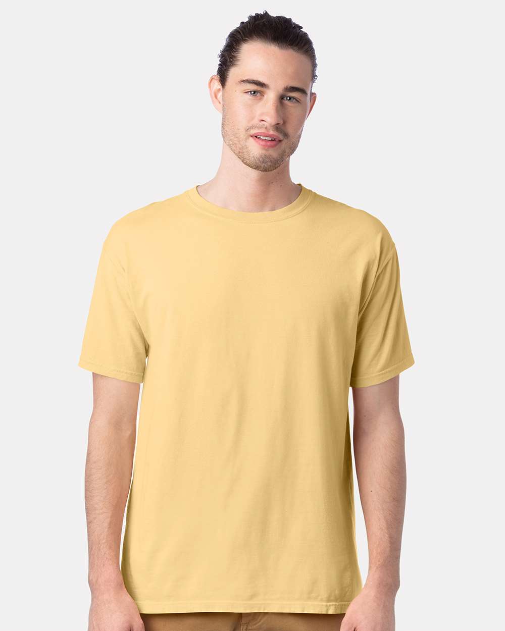 Garment-Dyed Crewneck T-Shirt for Casual, Vintage & Everyday Comfort Wear