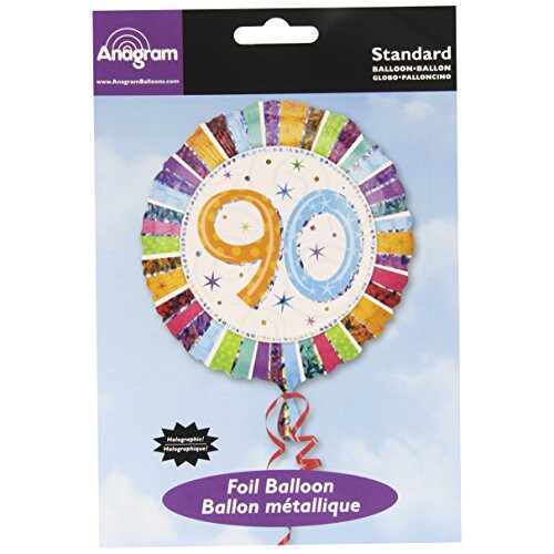 Radiant 90th Birthday Balloon