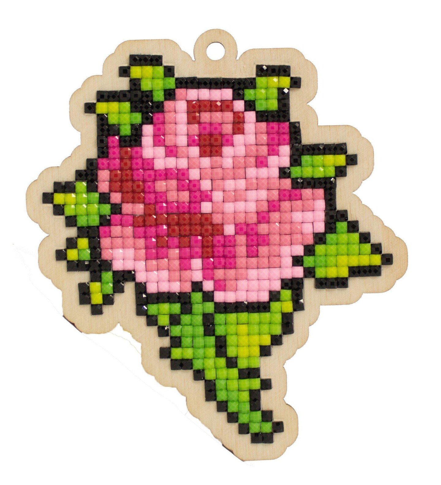 Rose Bud WWP327 Diamond Painting on Plywood Kit