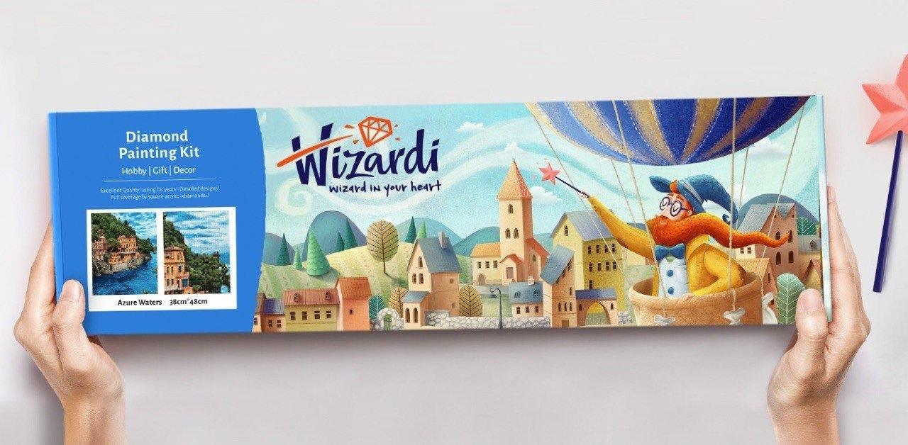 Magic Tiger WD218 10.6 x 14.9 inches Wizardi Diamond Painting Kit