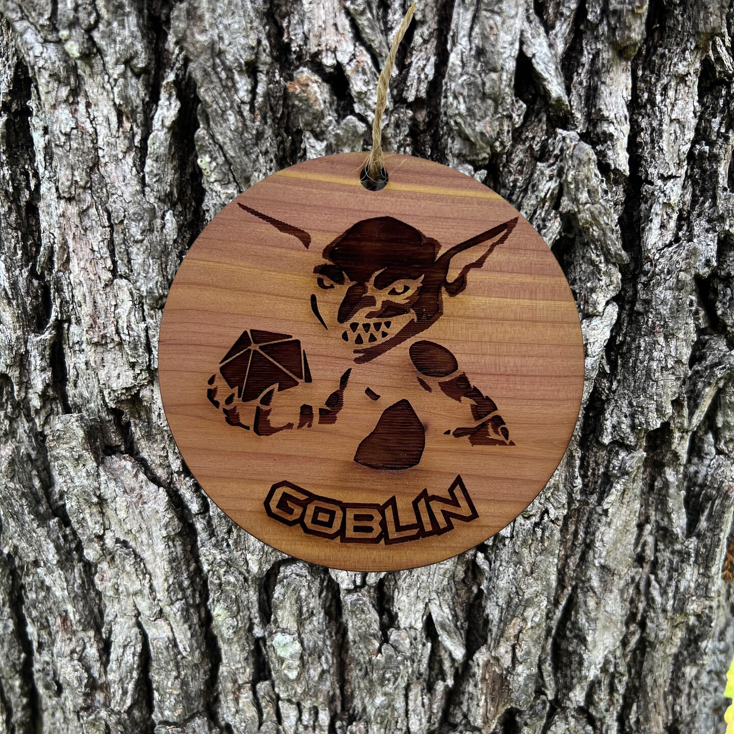Goblin - Cedar Ornament Goblin - Cedar Ornament
