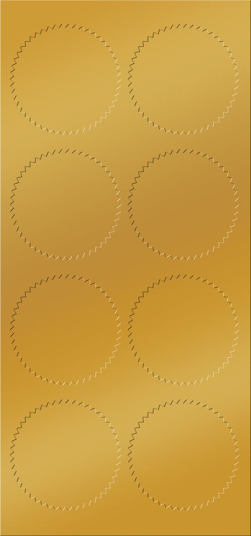 Great Papers! Foil Certificate Seals, Gold Foil Starburst, Self-Adhesive, 1.75 inches, 50 Seals