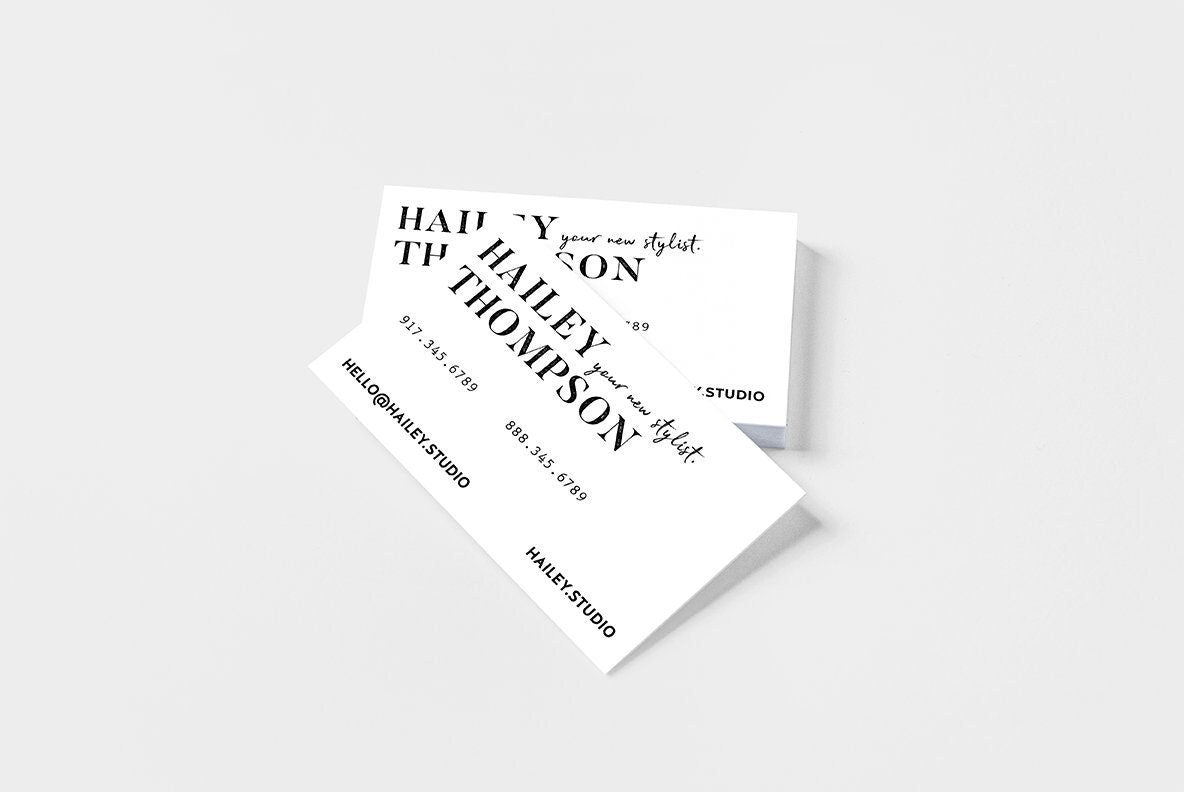 Business Card Stamp No. 3, Rubber Stamp,