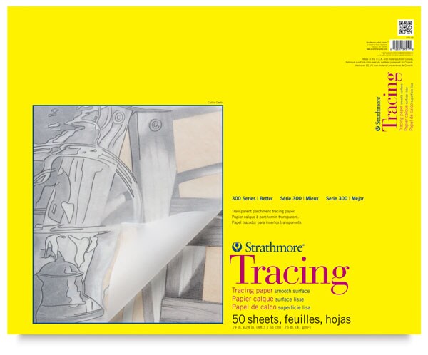 Strathmore 300 Series Tracing Paper - 19&#x22; x 24&#x22;, 50 Sheets