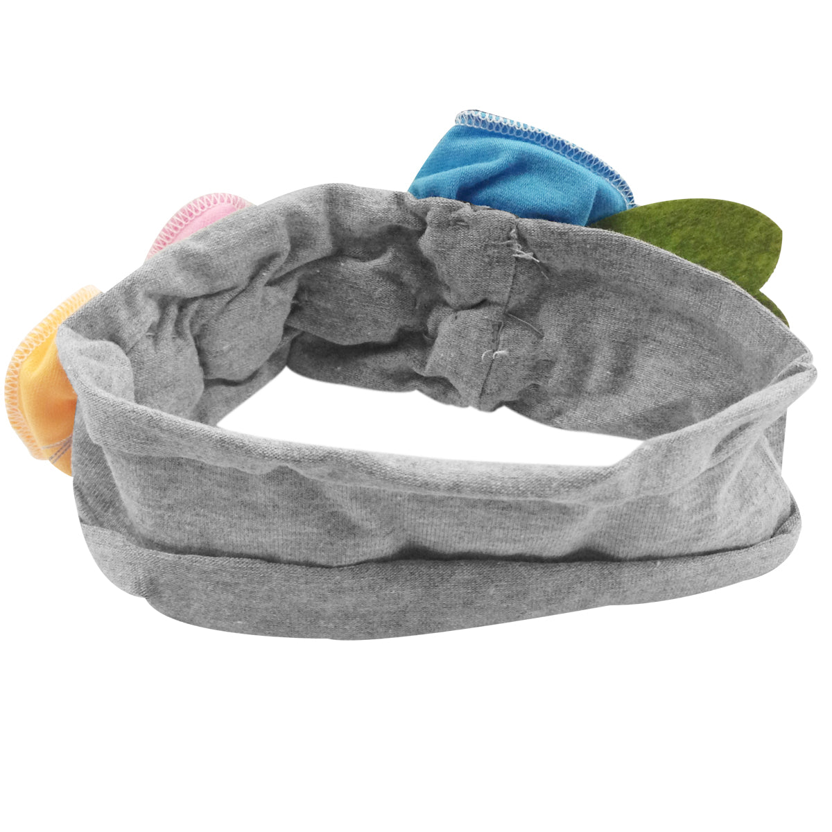 Wrapables Cotton Floral Baby Headbands, Rainbow Roses