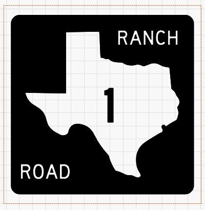 Texas Highway Sign, Texas Farm to Market, Texas Ranch Road, Laser Engraved, Ceramic Tile, Made in Texas, Highway Sign, Travel Highway Sign product 6