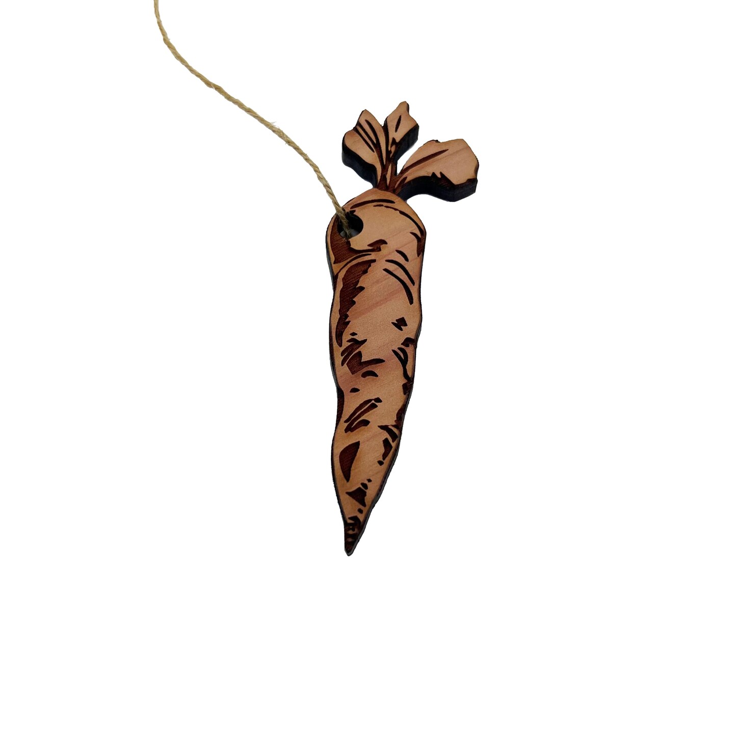 Carrot - Cedar Ornament Carrot - Cedar Ornament