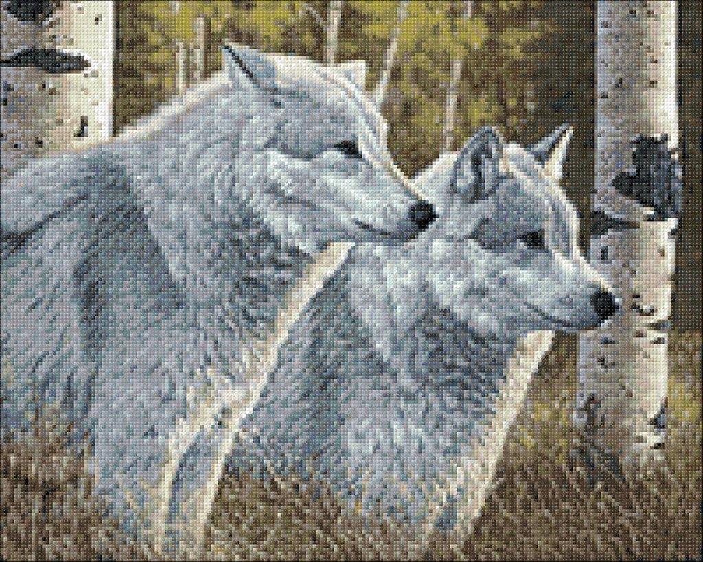 Wolves CS2570 19.7 x 15.8 inches Crafting Spark Diamond Painting Kit