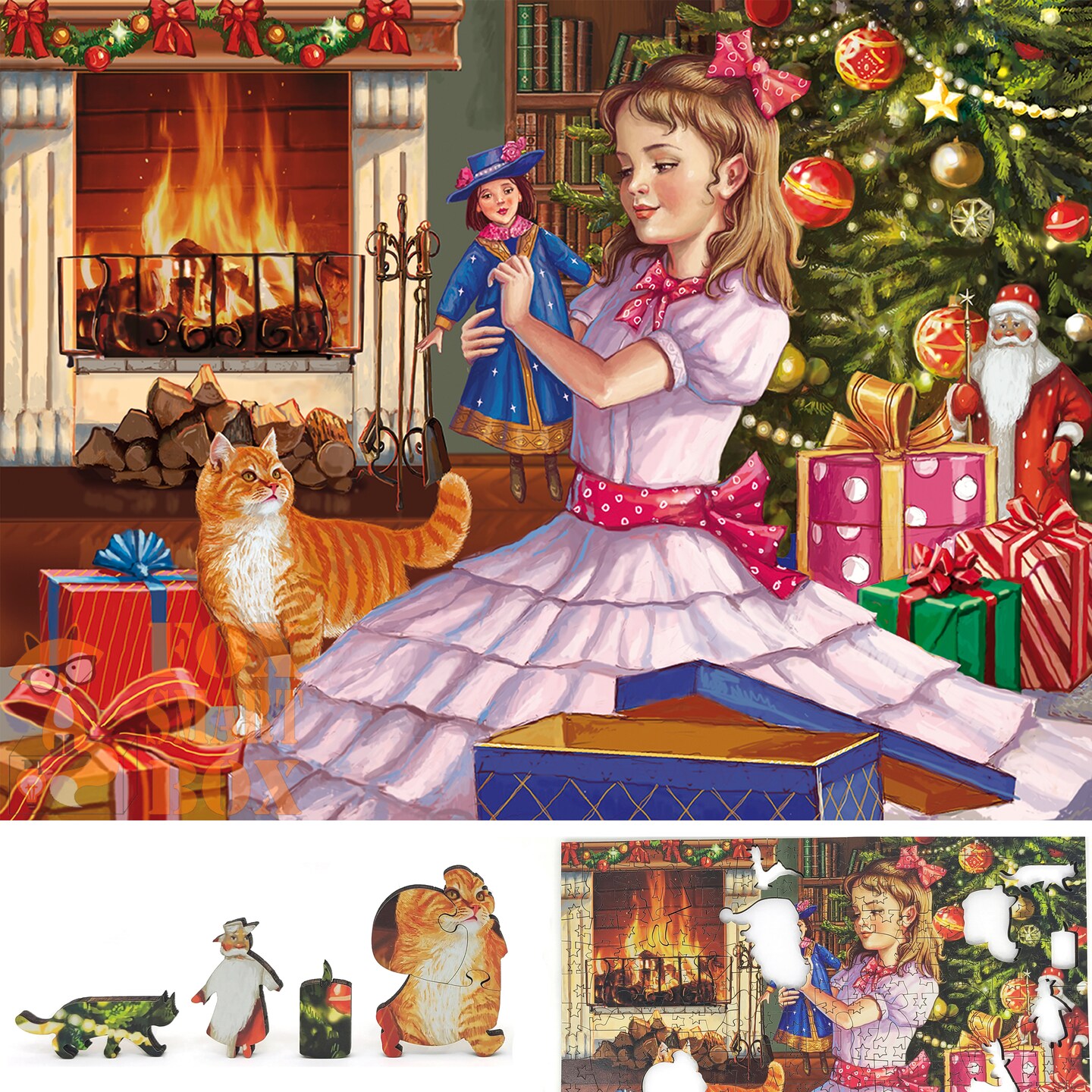 Wooden Jigsaw Puzzle For Adults By FoxSmartBox - 275 Pieces