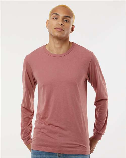 BELLA + CANVAS® Triblend Crewneck Long Sleeve T-shirt for Men