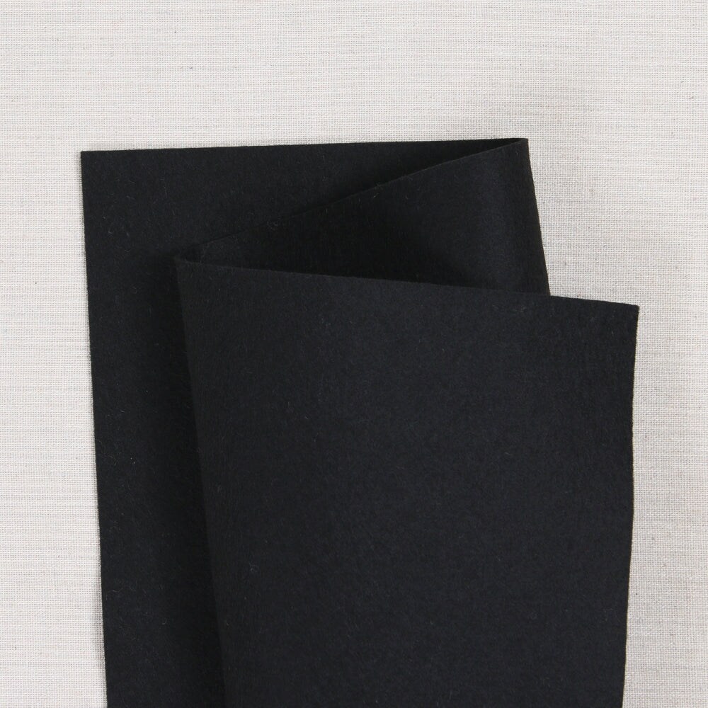 Wool Felt, Black