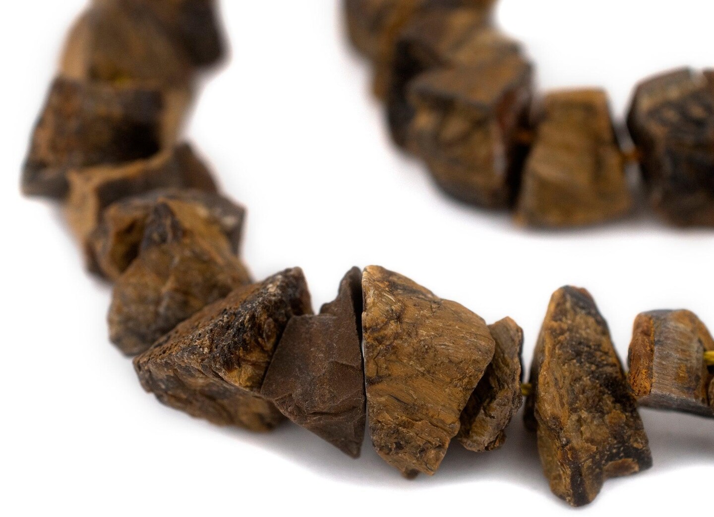 TheBeadChest Rough Tiger Eye Nugget Beads