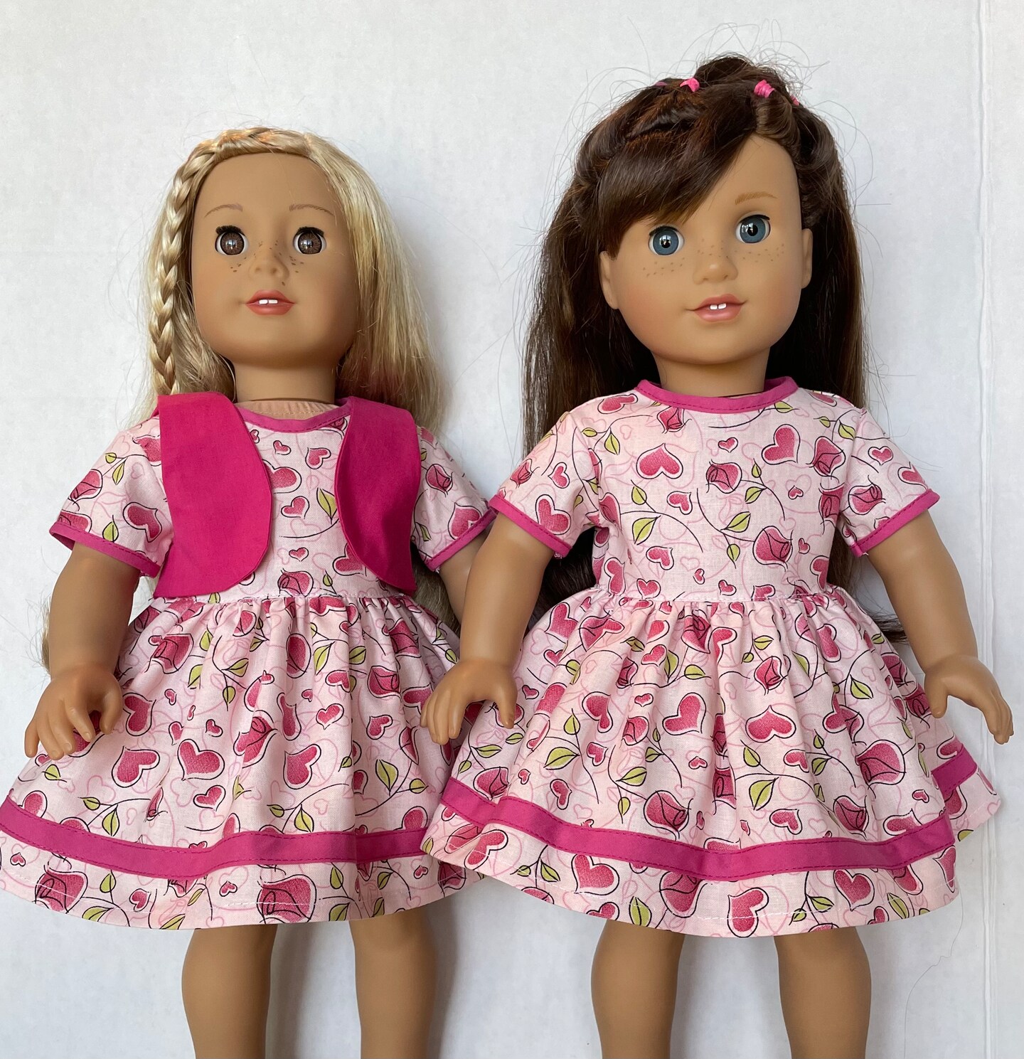 18 inch doll party dress with vest