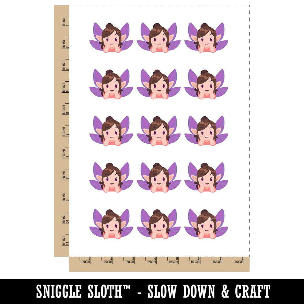 Pocket Fairy Butterfly Wings Temporary Tattoo Water Resistant Fake Body Art Set Collection (1 Sheet)