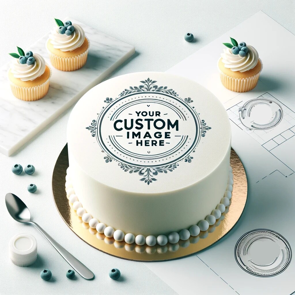 Custom Edible Cake Topper - Personalized Fondant Decor for Birthday ...