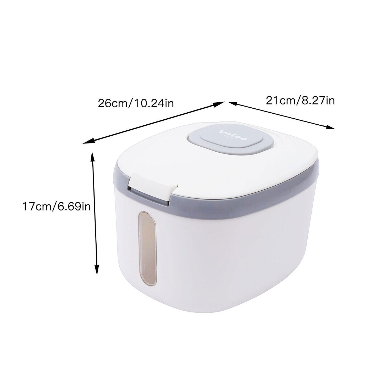 Kitcheniva Airtight Rice Storage Container Dispenser