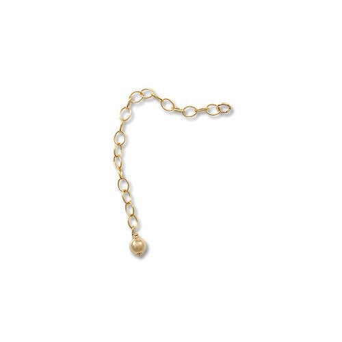 Gold Filled Chain Extender with 4mm Bead - Lengthen