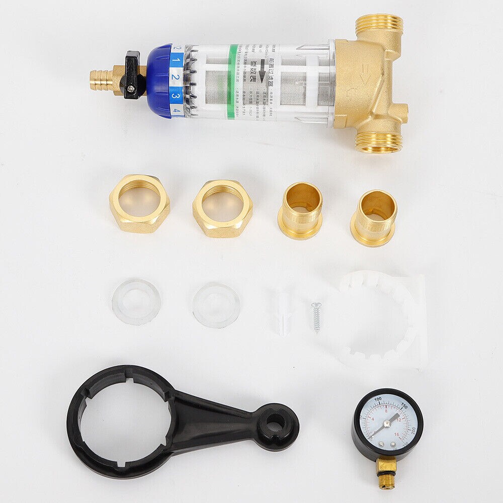 Kitcheniva Reusable Spin Down Sediment Water Filter System