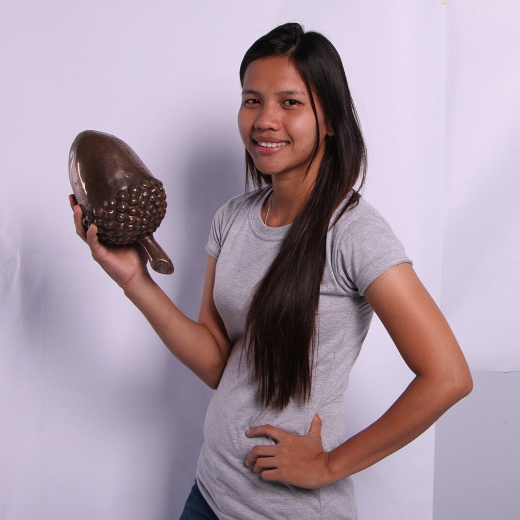 Giant Acorn Decor Statue