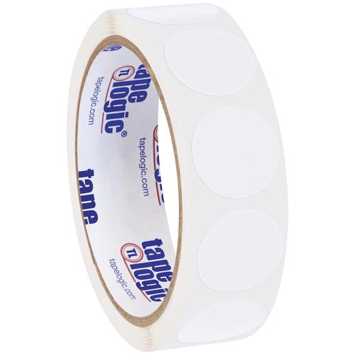 Tape Logic Removable Labels, 1&#x22; Circles, Clear, 500 /Roll