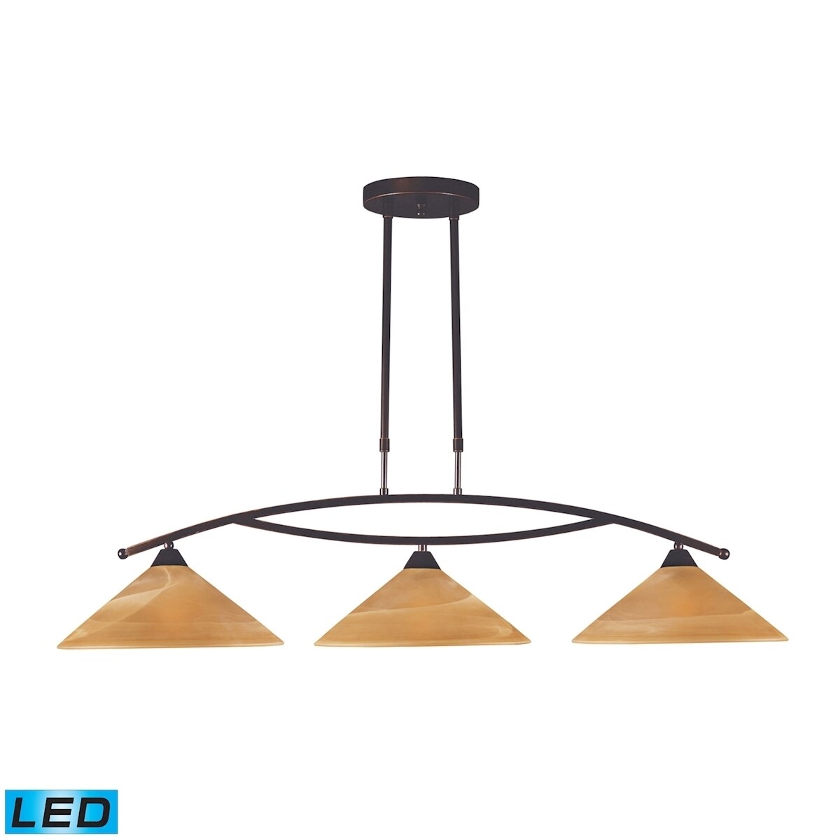 Elk Showroom Elysburg 43 Wide 3Light Linear Chandelier Michaels