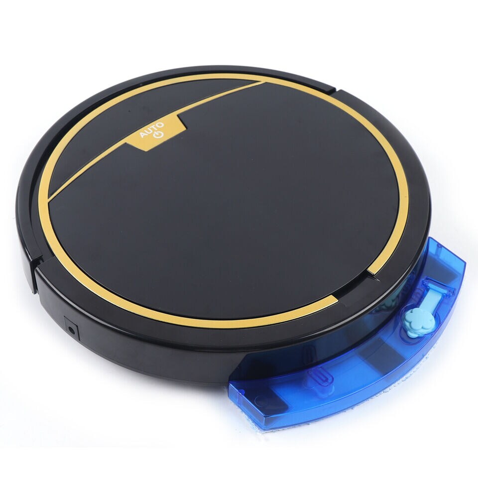 3-in-1 Auto Cleaning Robot Vacuum Cleaner Floor Sweeper w/ 150ml Water Tank