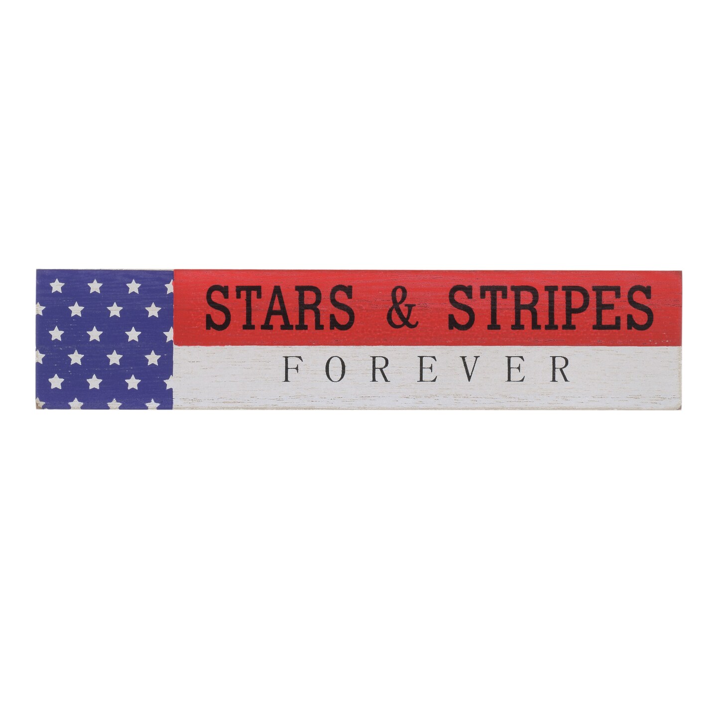 7&#x22; Patriotic &#x201C;Stars &#x26; Stripes Forever&#x22; Tabletop D&#xE9;cor