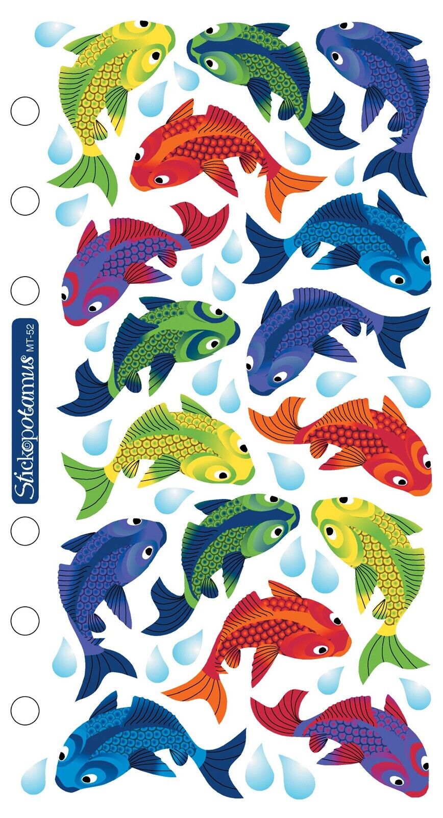 Sticko Fantastic Fish Foil Metallic Stickers