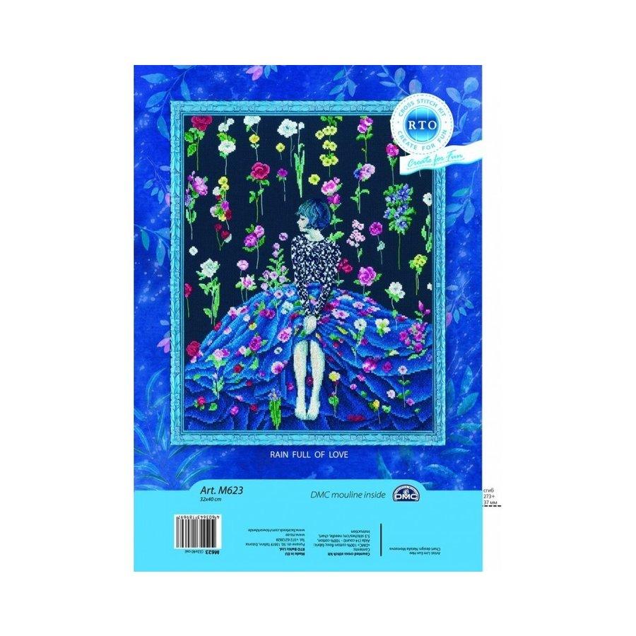 Rain full of love M623 Counted Cross Stitch Kit
