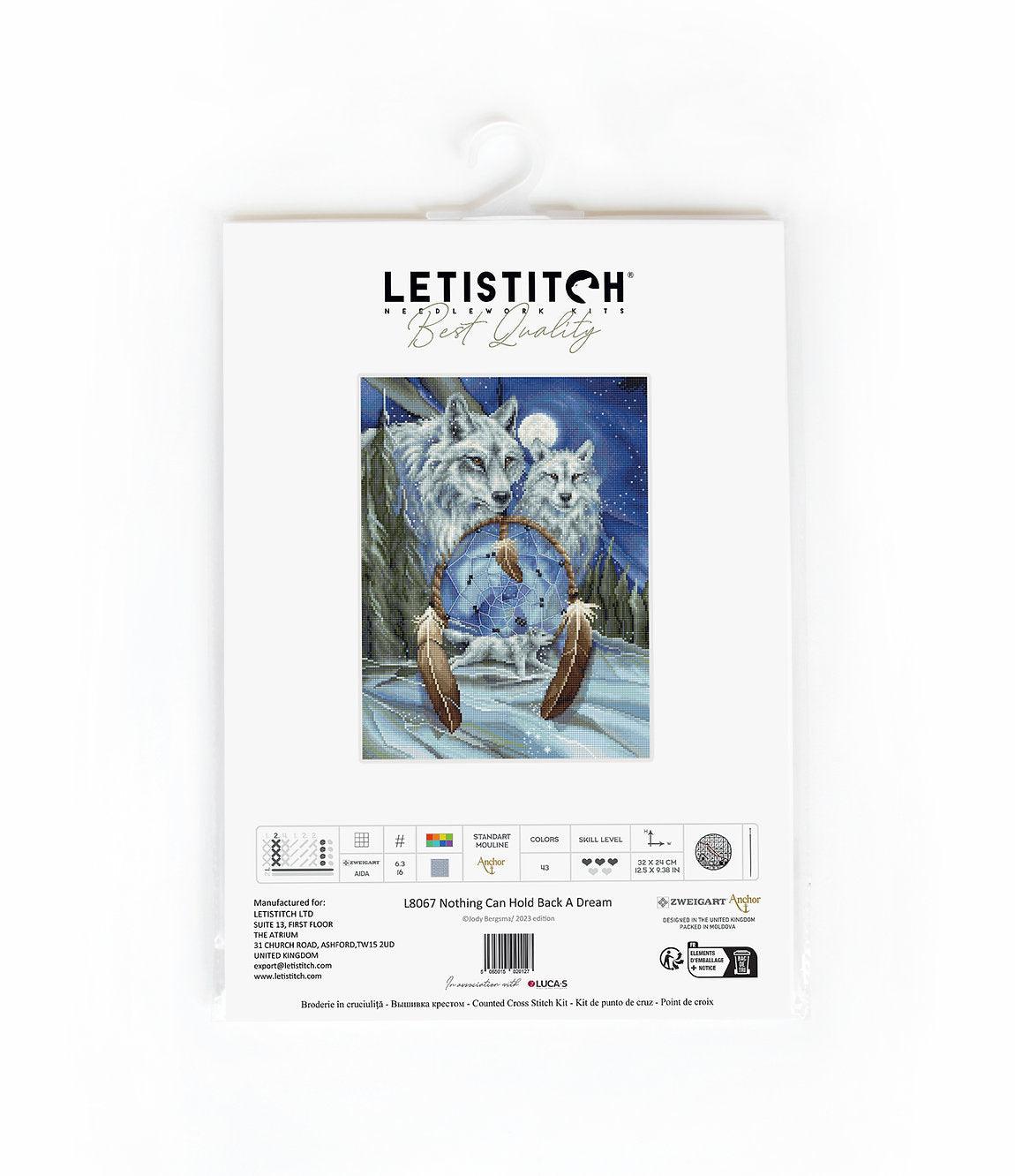 Nothing Can Hold Back A Dream L8067 Counted Cross Stitch Kit