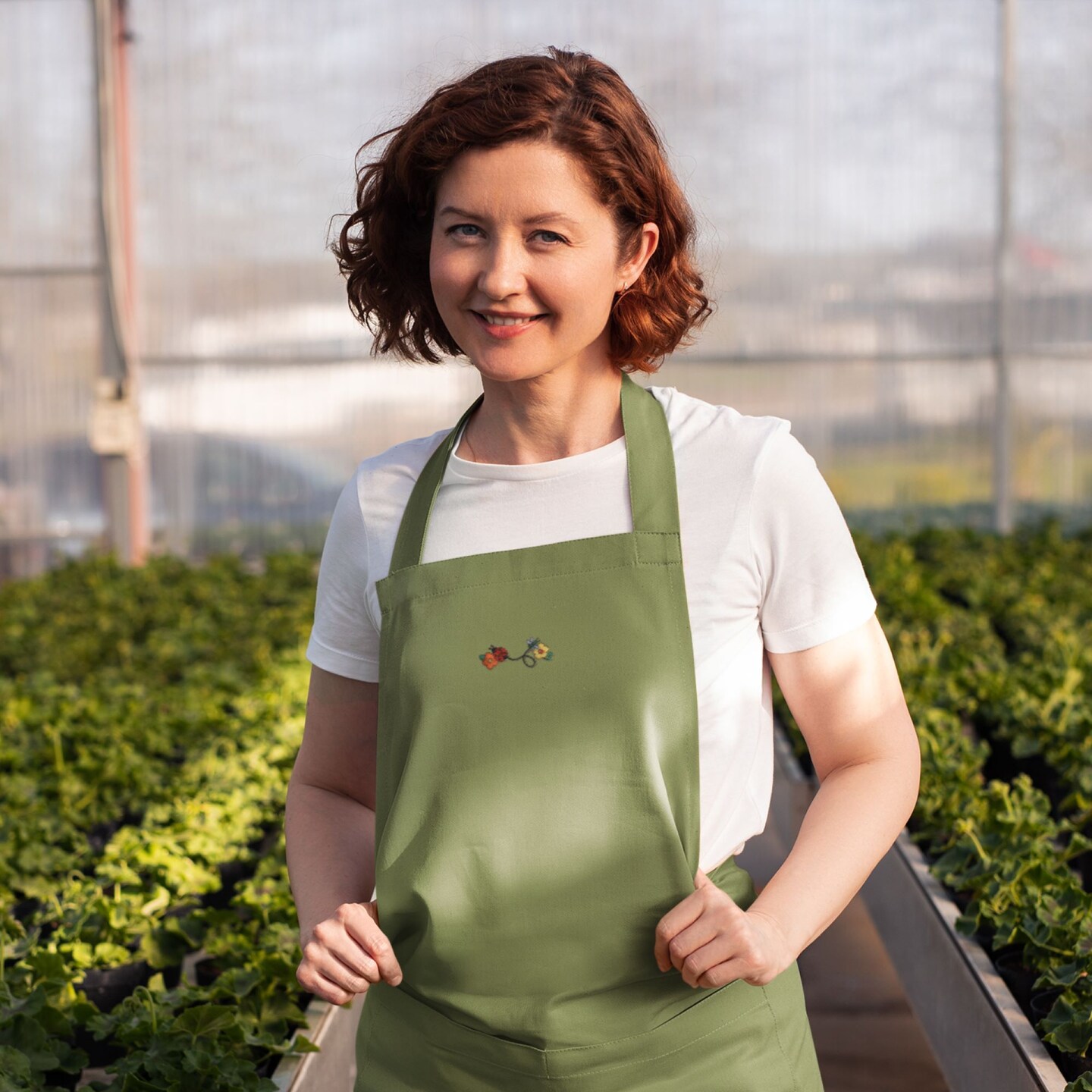 Ladybug with Bee and Daisy Flowers, Embroidered, Iron on Patch