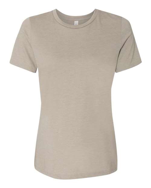 BELLA + CANVAS&#xAE; Women&#x2019;s Relaxed Fit Short Sleeve Heather CVC Tee
