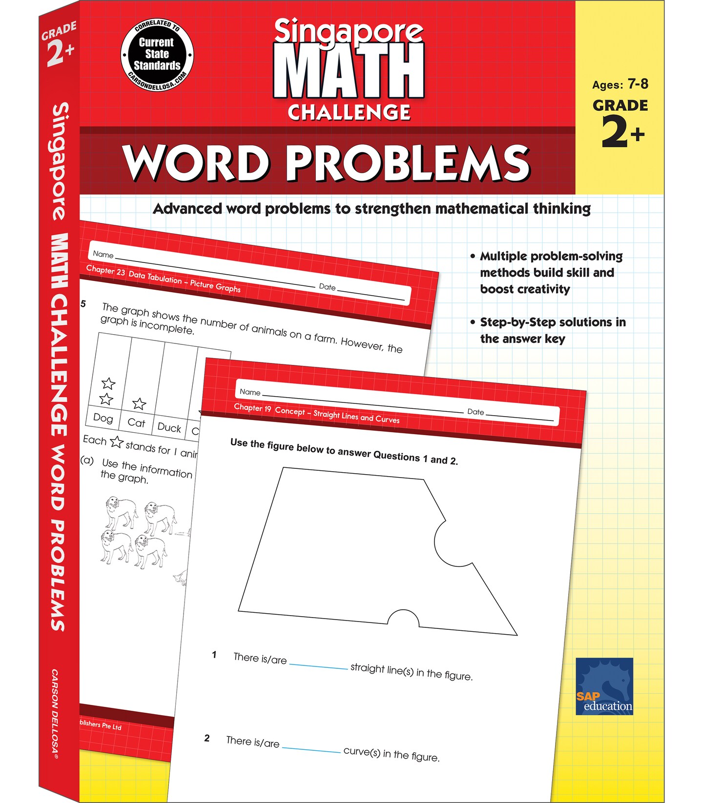 Singapore Math Challenge | Word Problems Workbook | 2nd–5th Grade, 352pgs