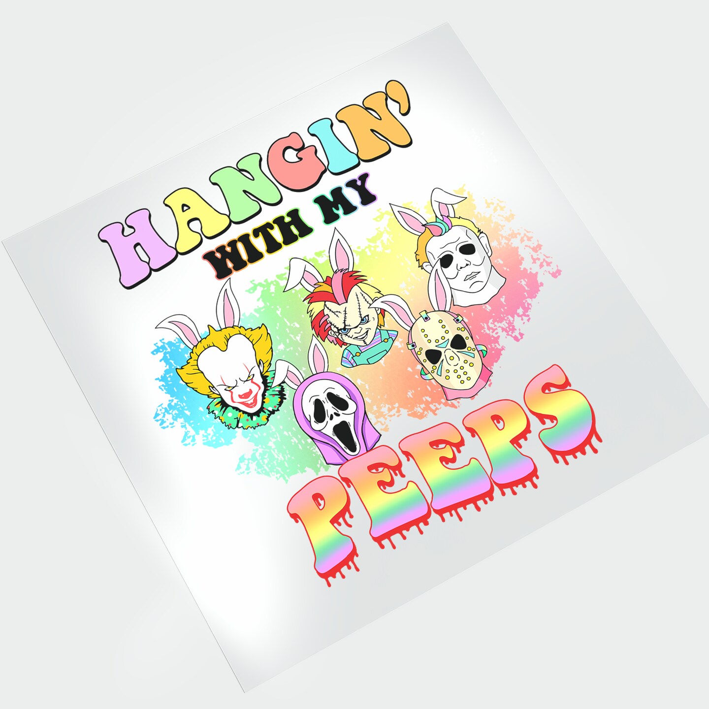 Easter Slasher: Hangin&#x27; with my Peeps - DTF Transfer - Direct-to-Film