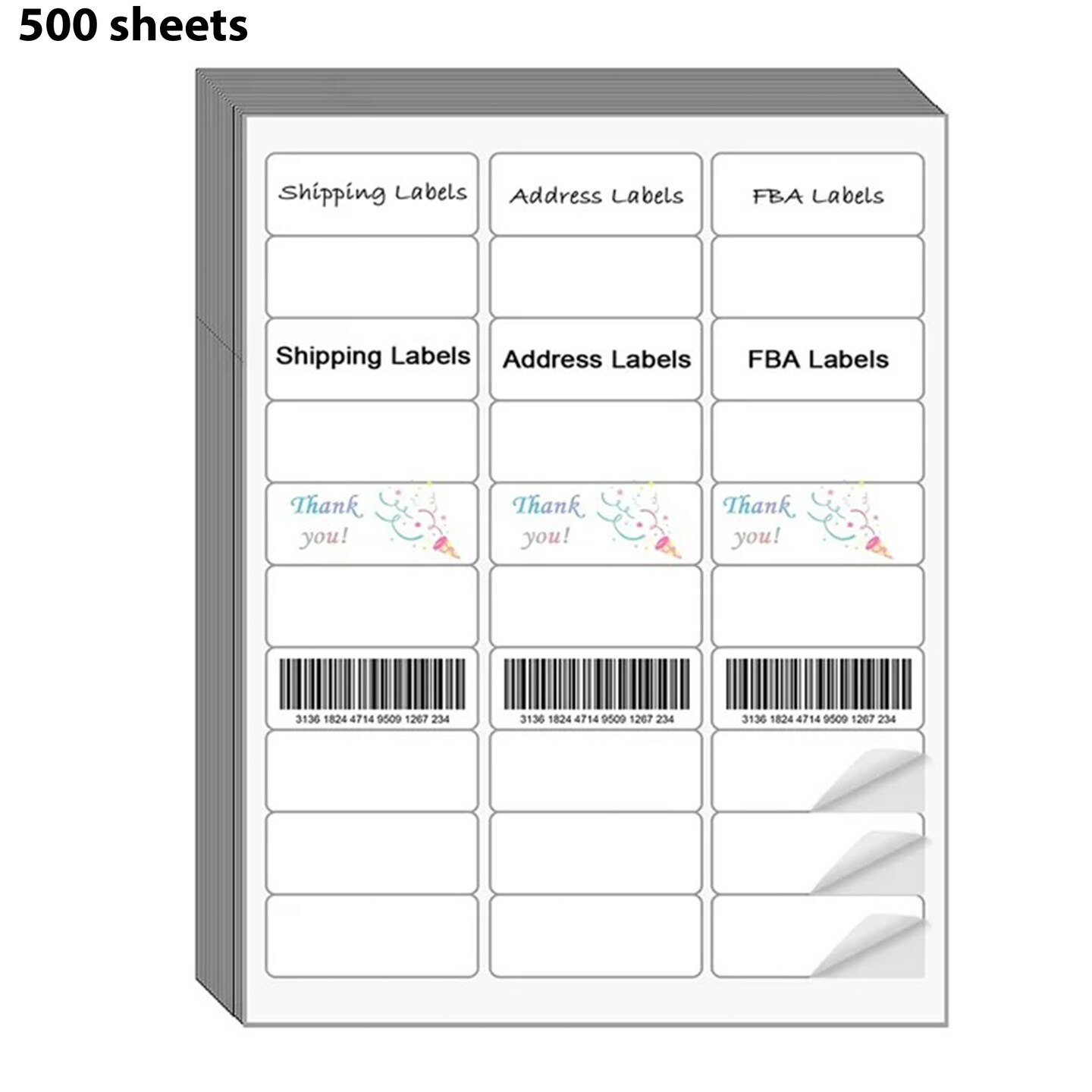 Mailing Address Labels for Laser/Inkjet Printer 1