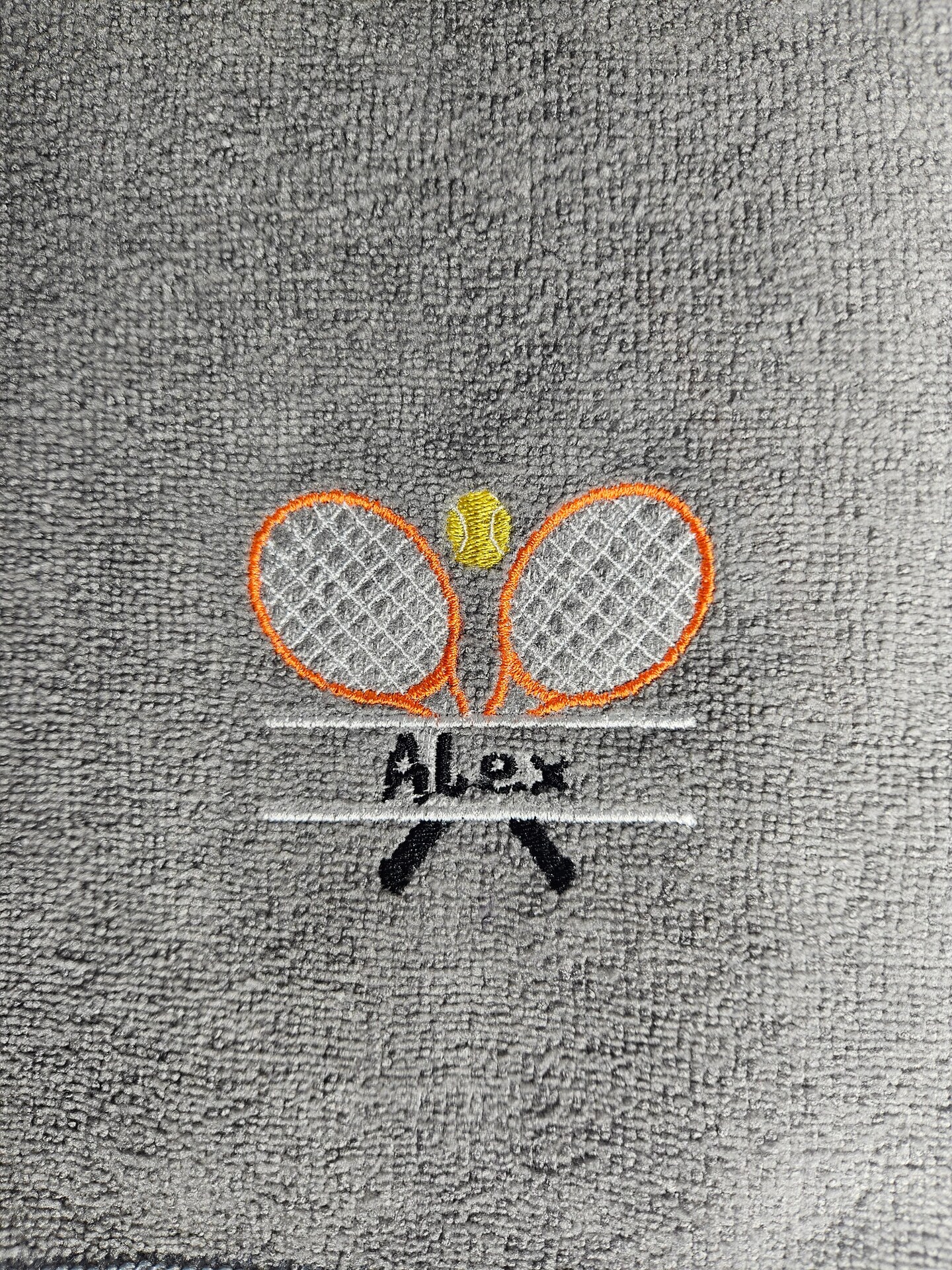 Personalized Embroidered Tennis Towel Microfiber Gym Cloth Fitness Minded Gift Coach Present Mother's Day Gift product 4