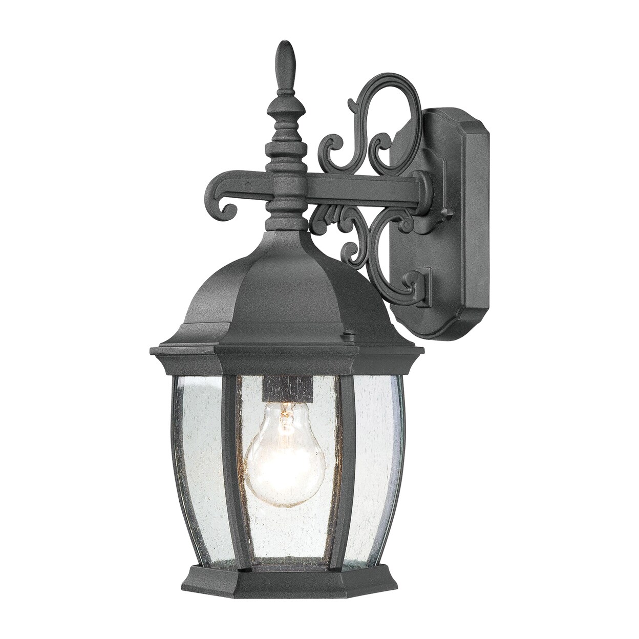 Covington 16 High 1-Light Outdoor Sconce - Black