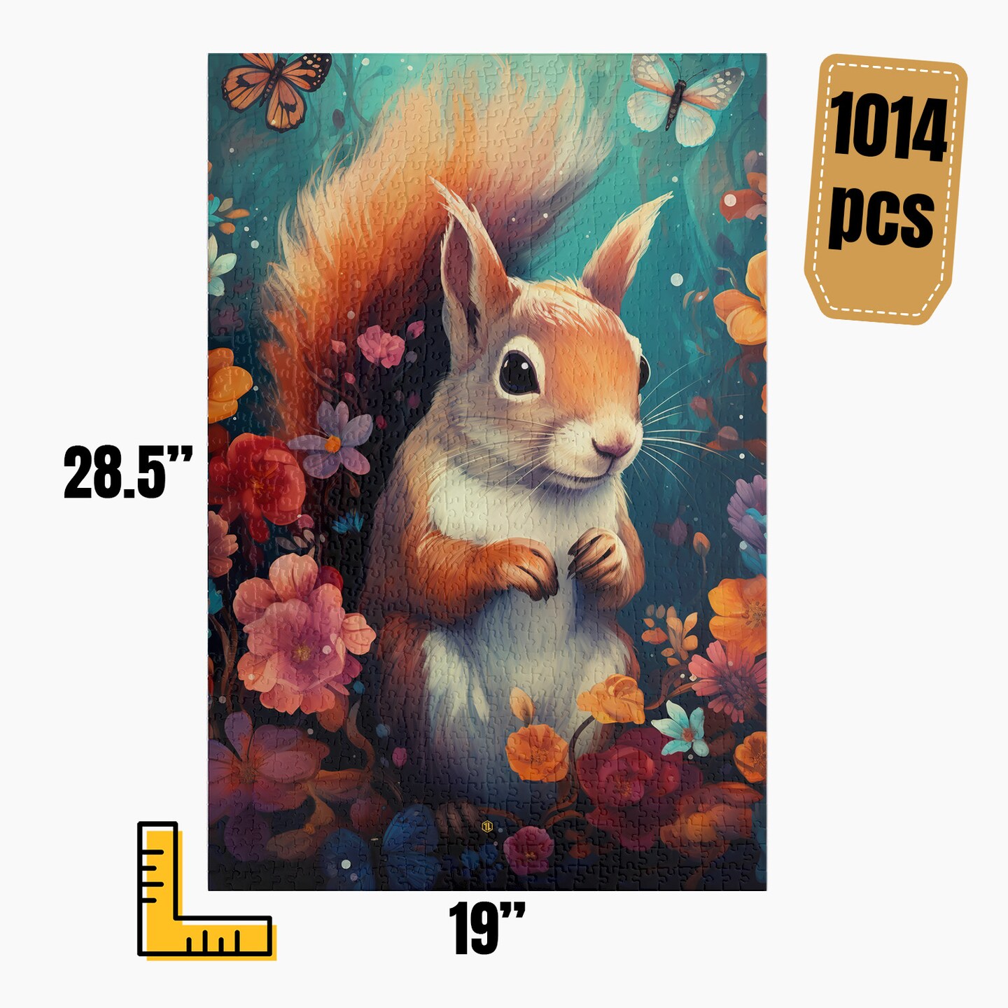 Squirrel Jigsaw Puzzle, Family Game, Holiday Gift | S1 product 5