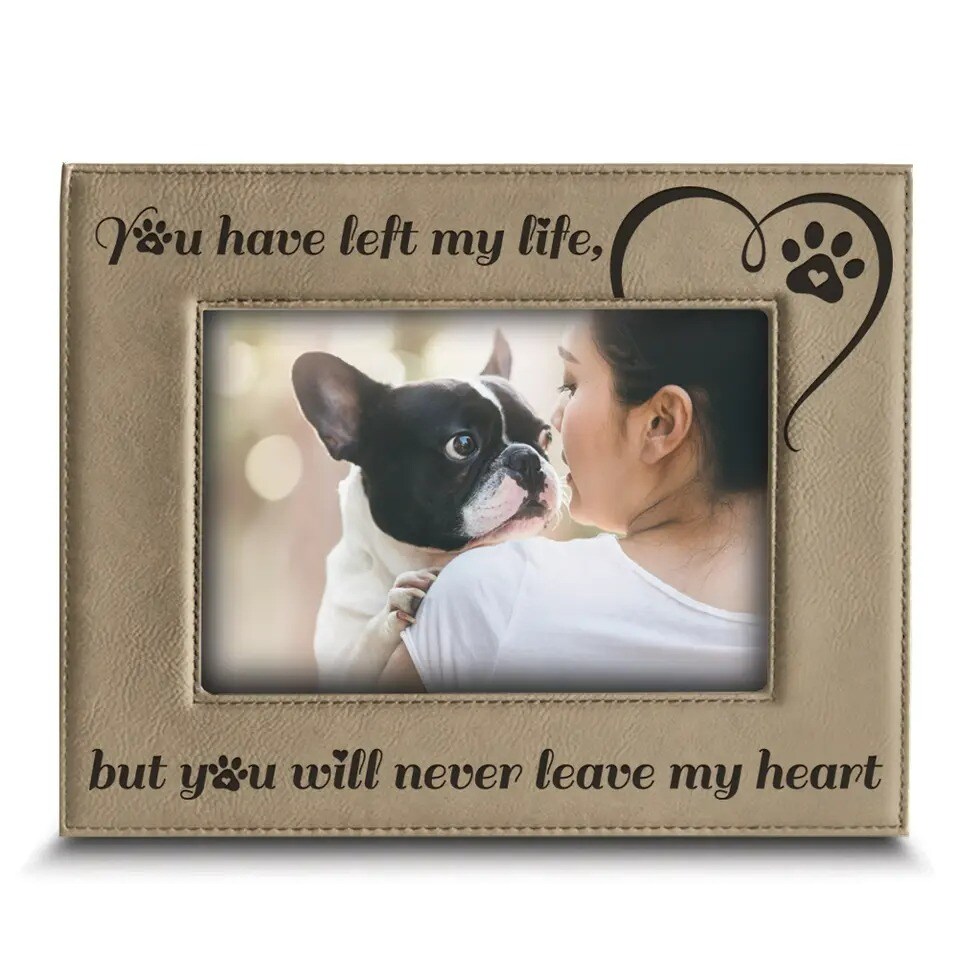 Engraved Leather Picture Frame Michaels