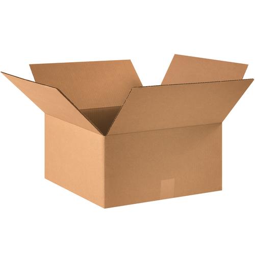MyBoxSupply 16 x 16 x 8" Corrugated Boxes, 25 Per Bundle