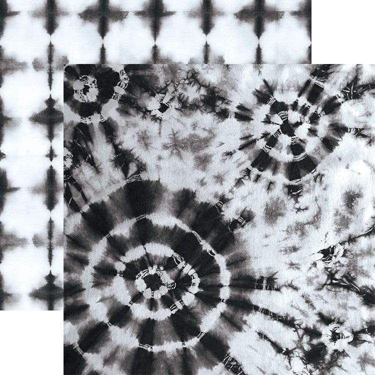 Black Colorways Pattern 12 x 12 Scrapbook Paper Set