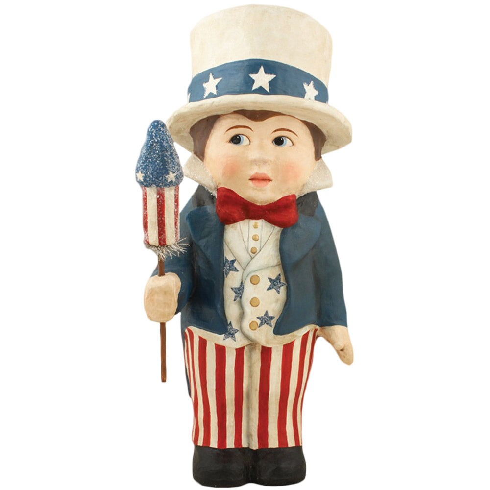 XL Liberty Sammy Paper Mache 17.25&#x22;