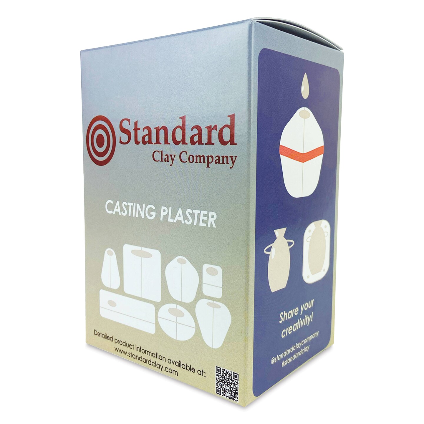 Sculpture House Casting Plaster - Pristine White, 3 lb