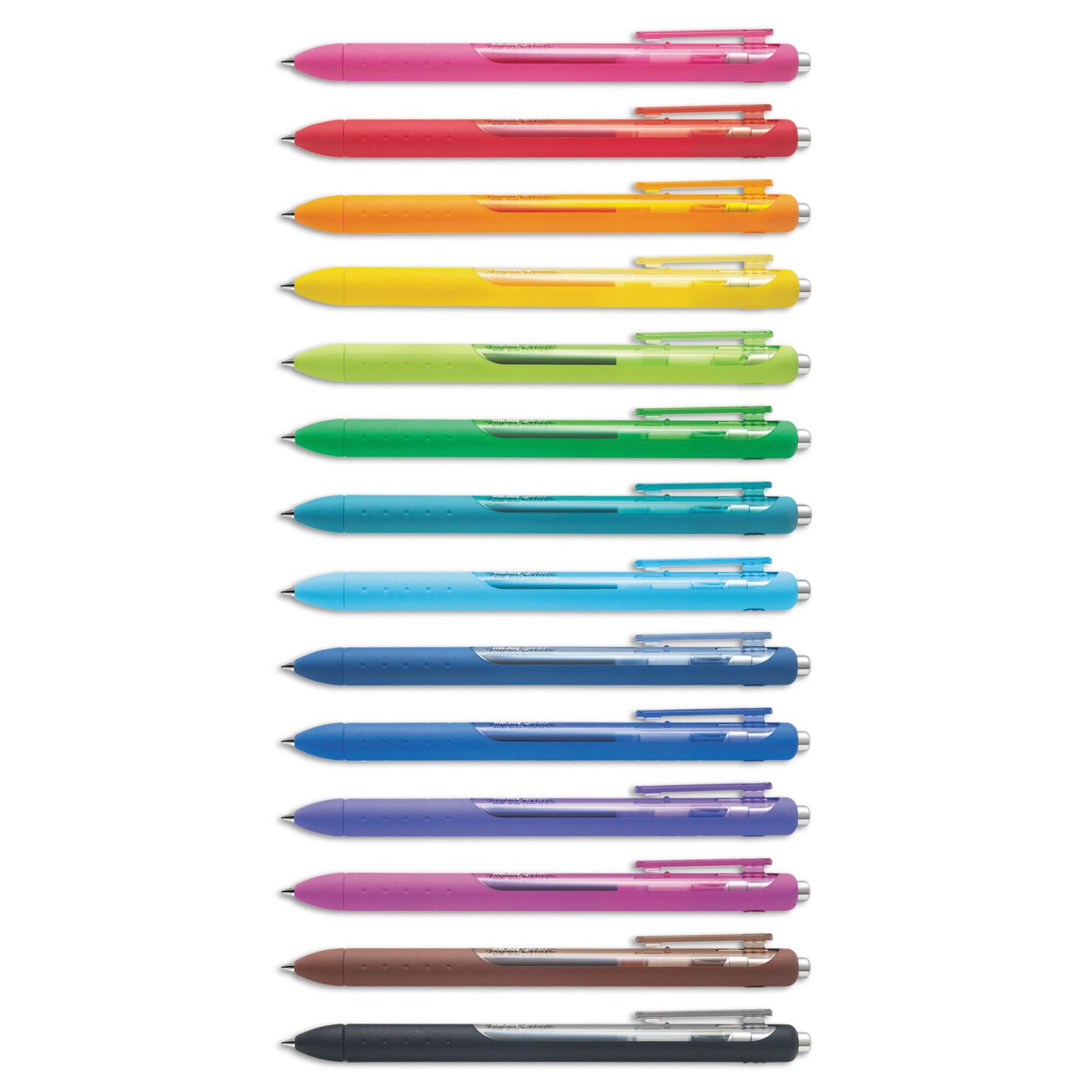 Papermate InkJoy Retractable Gel Pen, Medium 0.7mm, Assorted Ink/Barrel, 14/Pack