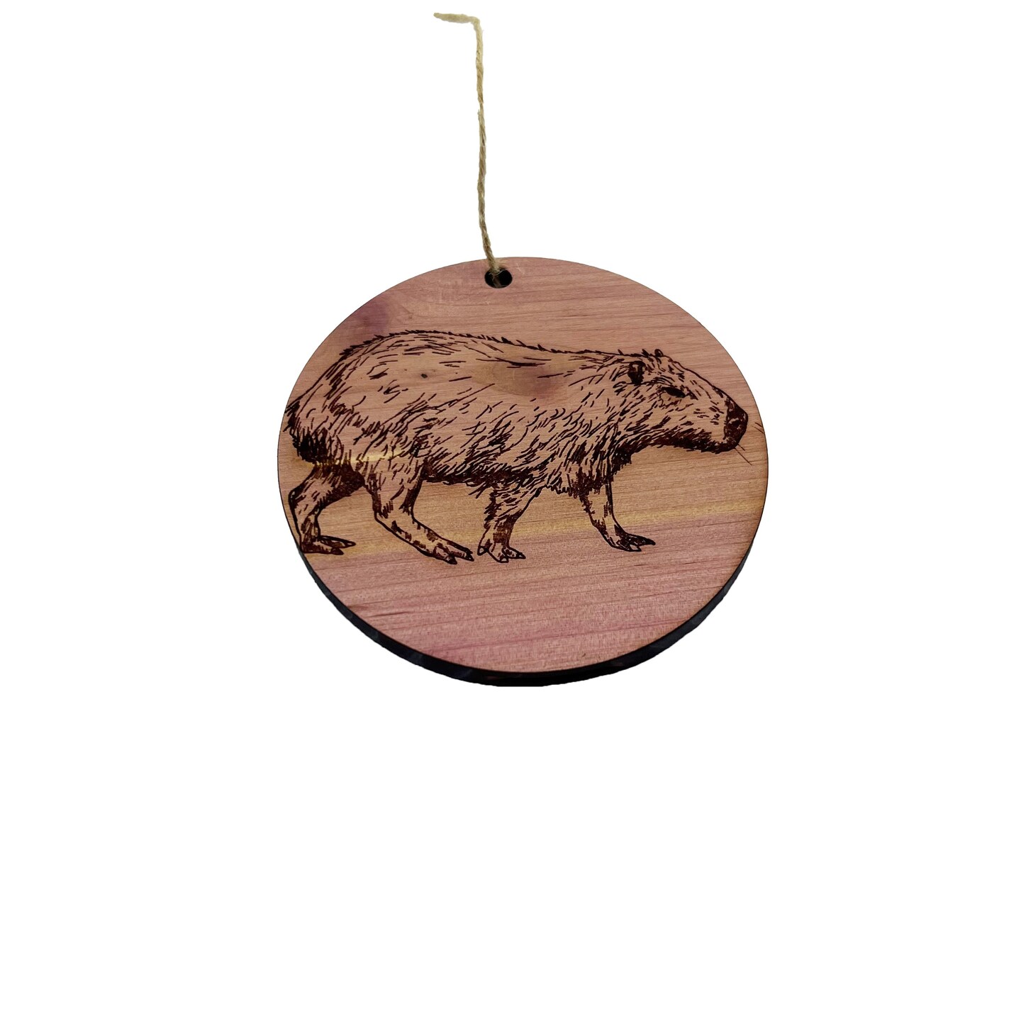 Capybara - Cedar Ornament Capybara - Cedar Ornament
