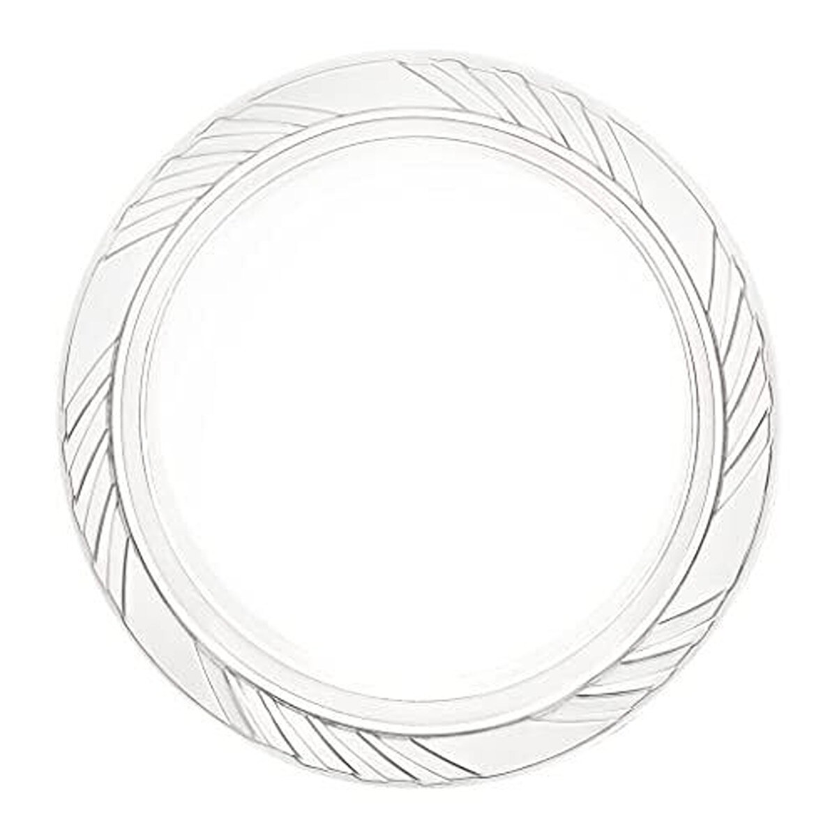 9 Inches Disposable Plates 200 pcs