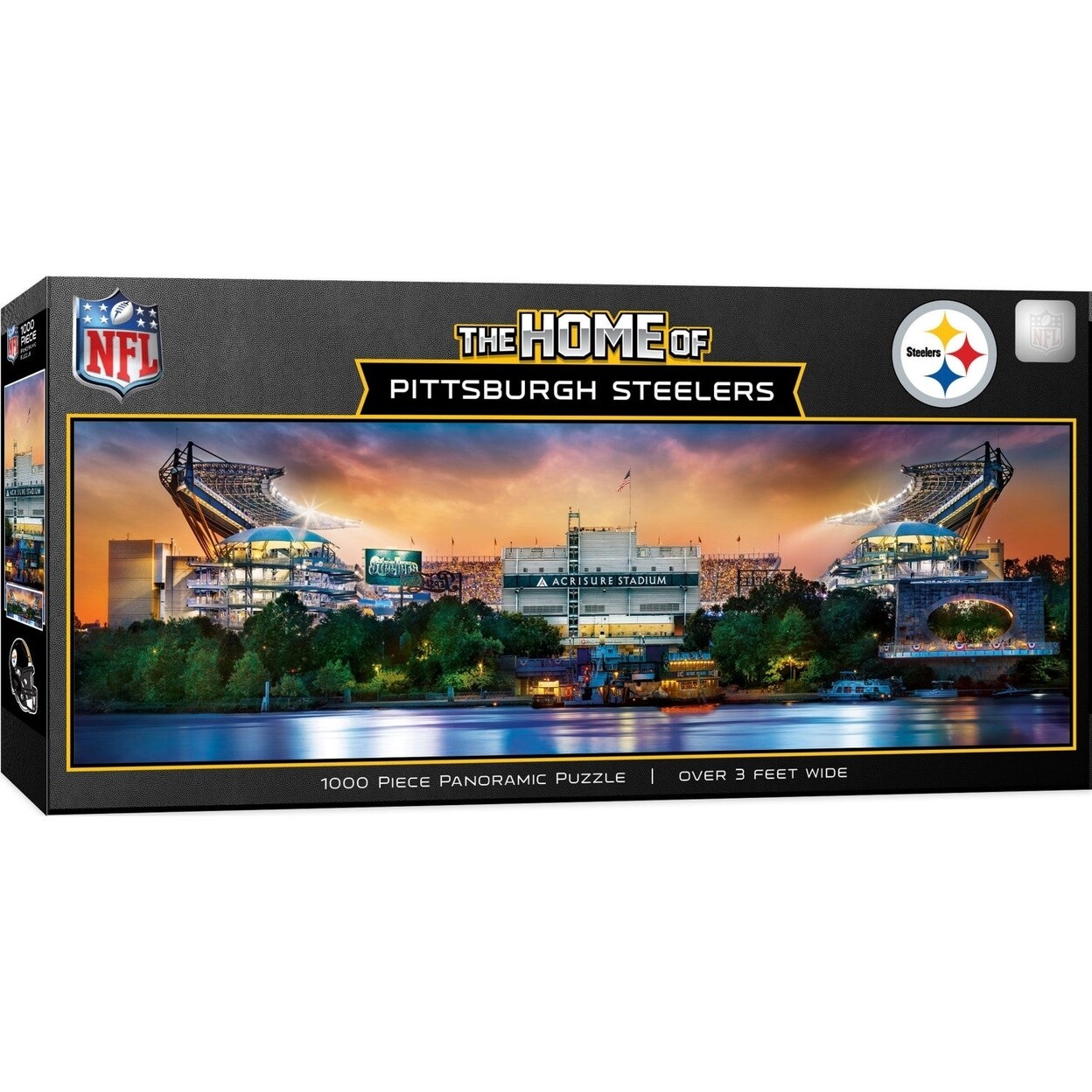 MasterPieces Pittsburgh Steelers - Stadium View 1000 Piece Panoramic Jigsaw Puzzle