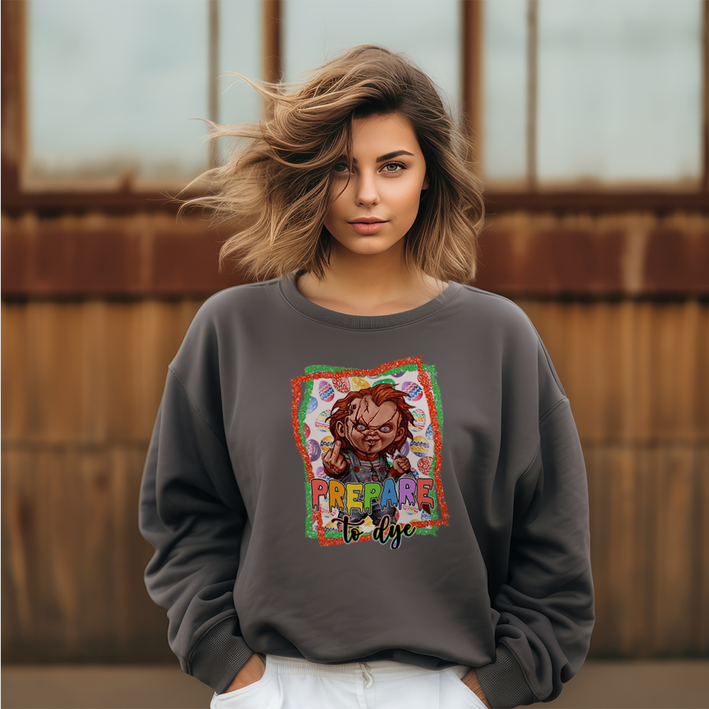 Easter Slasher: Chucky | Prepare to Dye - DTF Transfer - Direct-to-Film